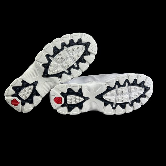 K-Swiss ST329 CMF White Navy Red Shoes Men's 03426-130 Sizes 9.5 - 11.5 EEEE - Picture 9 of 9